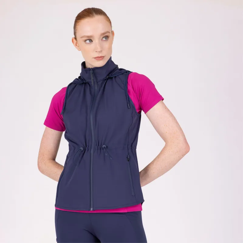 Aubrion React Short Sleeve Base Layer in Fuchsia-2
