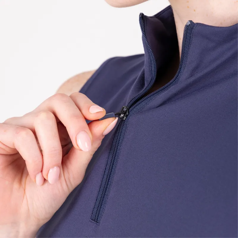 Aubrion React Sleeveless Base Layer in Midnight -4