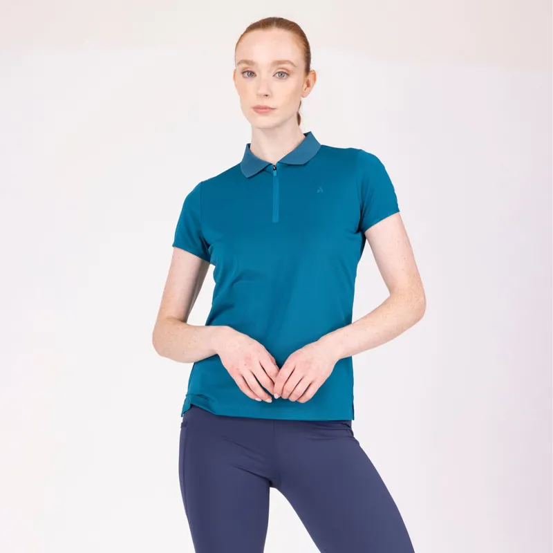 Aubrion React Tech Polo In Kingfisher-3