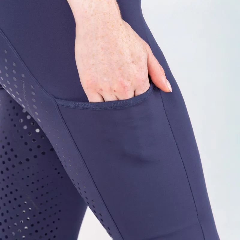 Aubrion React Sculpt Riding Tights in Midnight -2