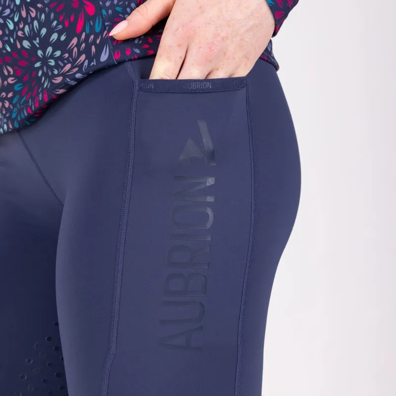 Aubrion React Non-Stop Riding Tights in Midnight -2