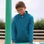 Aubrion React Young Rider Quarter Zip Sweater in Kingfisher  