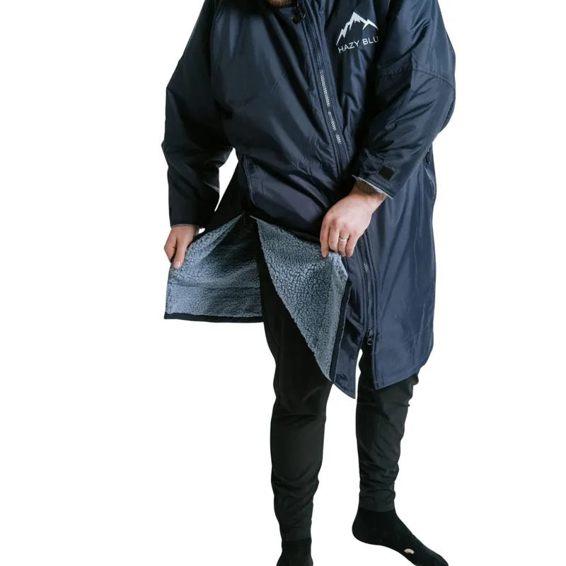 Hazy Blue Padstow Riding All Weather Robe Adults in Navy-2