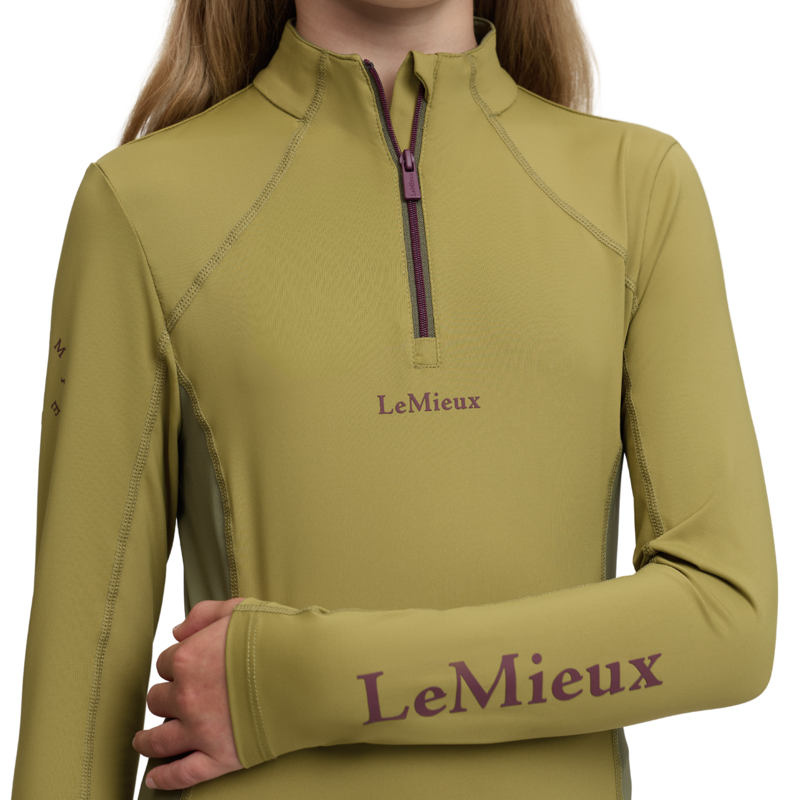 LeMieux Young Rider Classique Baselayer in Gooseberry-4