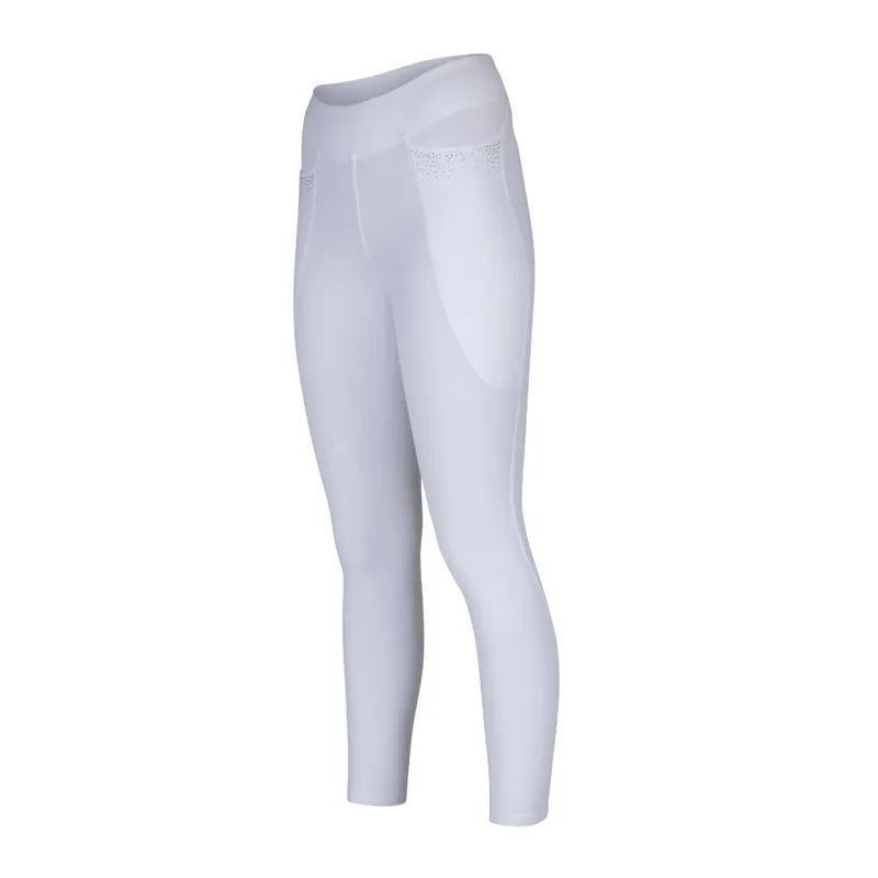 Aubrion Optima GX Riding Tights in White -2