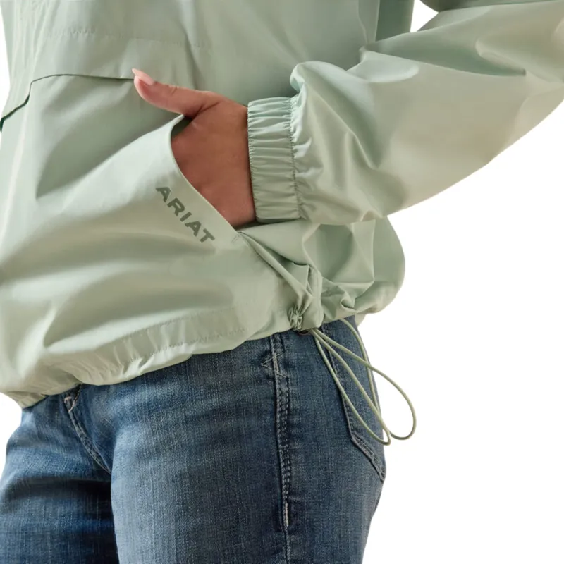 Ariat Whisper Pullover Jacket in Silt Green-2