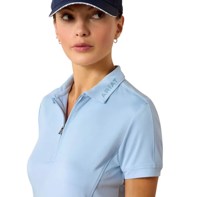 Ariat Bandera 1/4 Zip Polo in St.Tropez-2