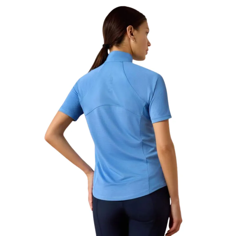 Ariat Soquel 1/4 Zip Baselayer in Riviera-2