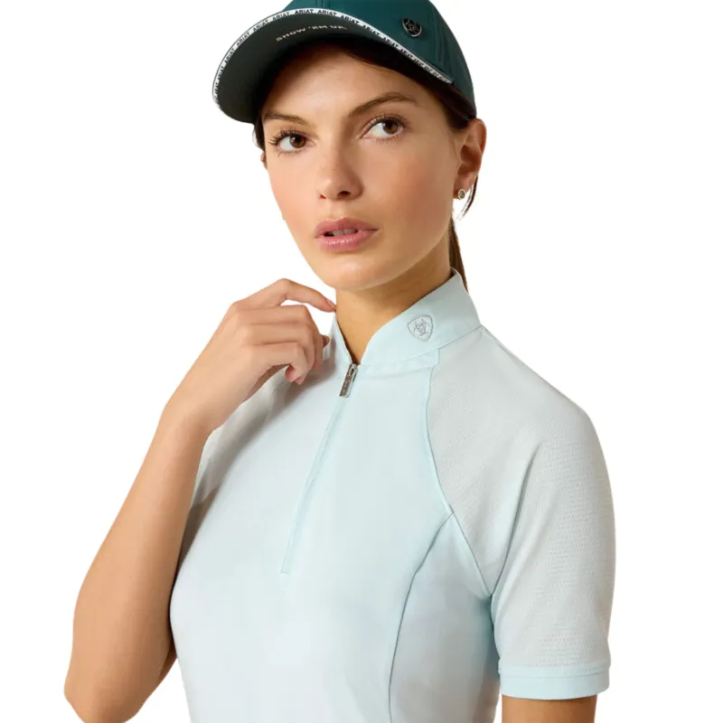 Ariat Soquel 1/4 Zip Baselayer in Starlight Blue-1