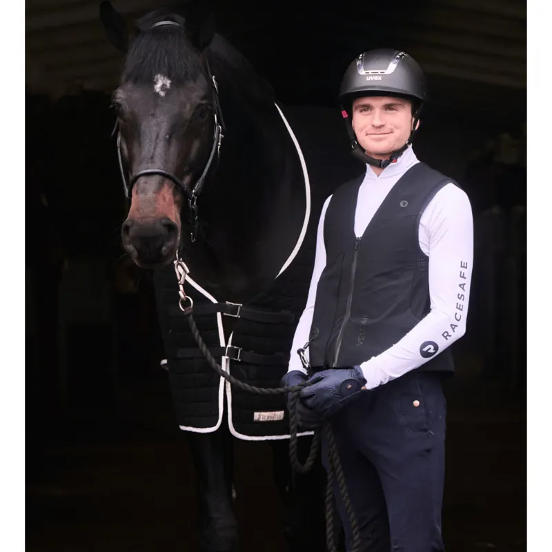 Racesafe VeloAir Adult Air Gilet in Black-7