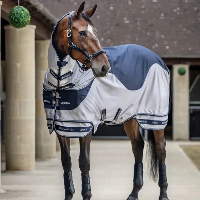 LeMieux Arika Shower-Tek Fly Rug in Navy-2