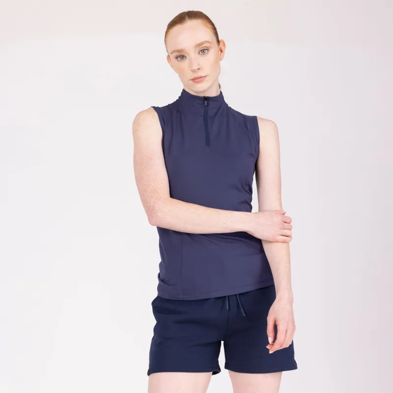 Aubrion React Sleeveless Base Layer in Midnight -3