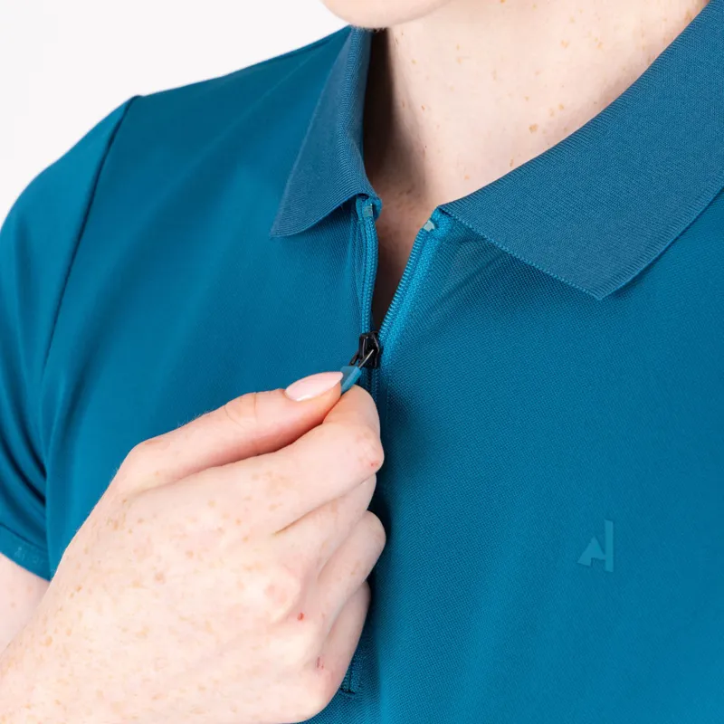 Aubrion React Tech Polo In Kingfisher-5