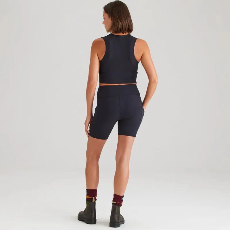 Ridgeline Womens Infinity Shorts in Black-1