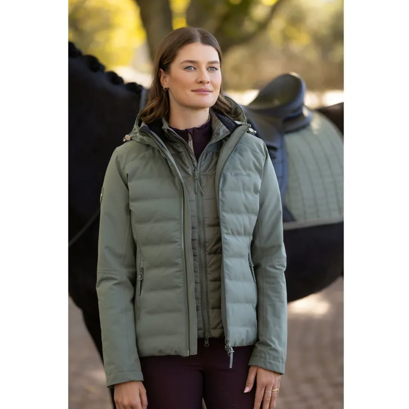 LeMieux Brooke Waterproof Hybrid Jacket in Rosemary-1