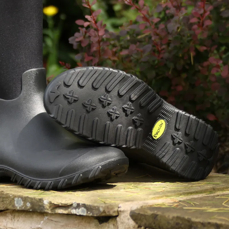 Brogini Keswick Neoprene Muck Boots in Black/Pink-2