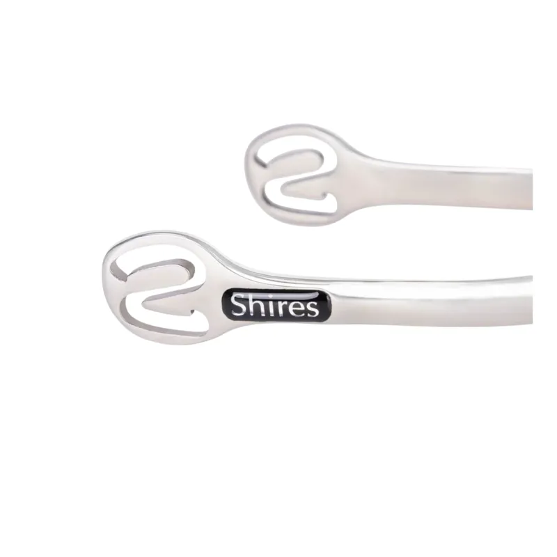 Shires Mens Roller Ball Spurs in Silver-2