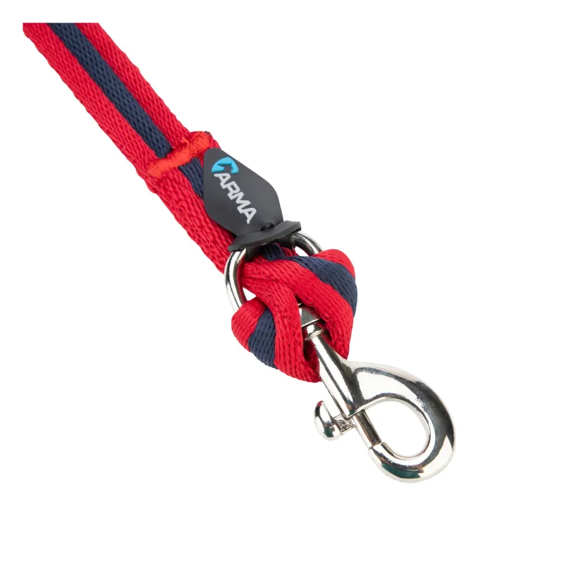 ARMA Cushion Web Lunge Line 8m/26 in Red/Navy-1