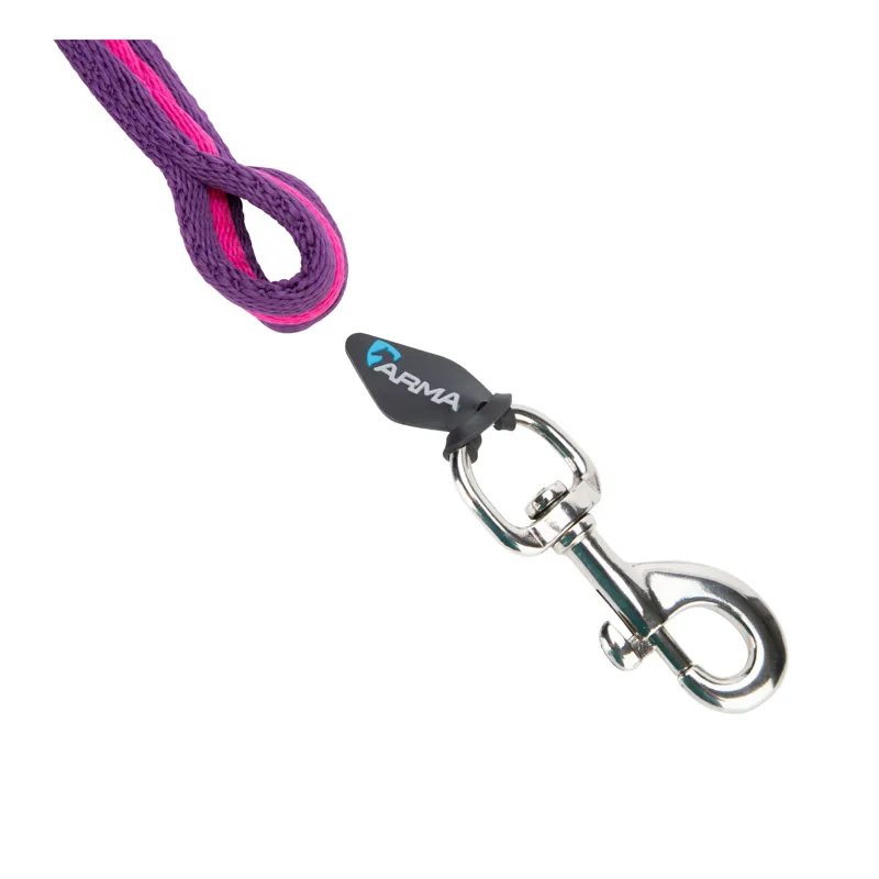 ARMA Cushion Web Lunge Line 8m/26 in Magenta/Plum-1