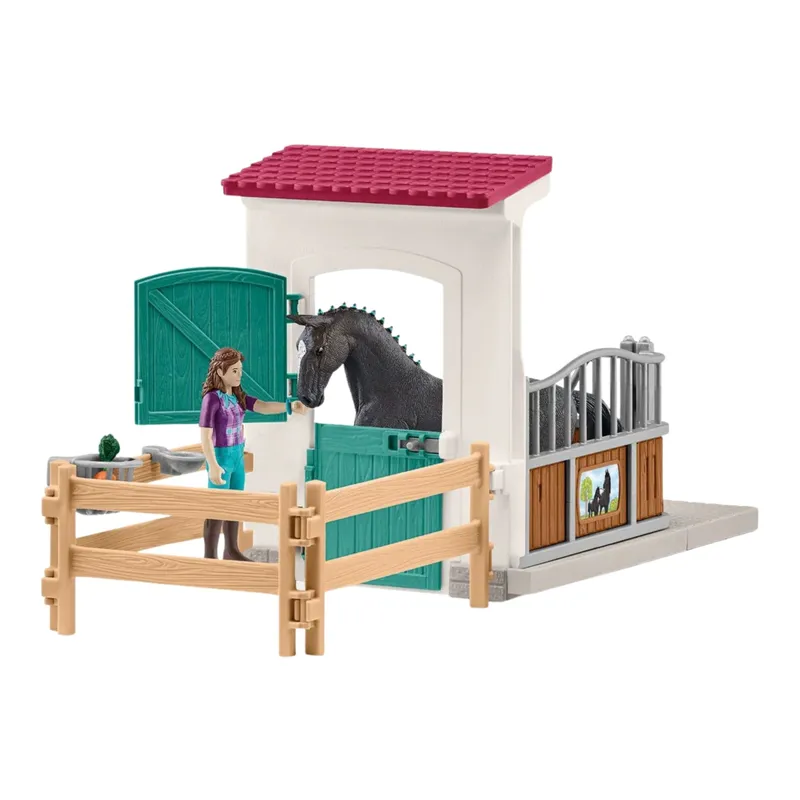 Schleich Horse Box Lisa and Storm Set-1