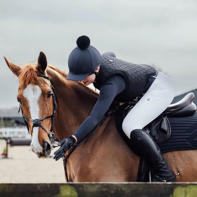 EQx HEXA Young Rider Body Protector in Black-1