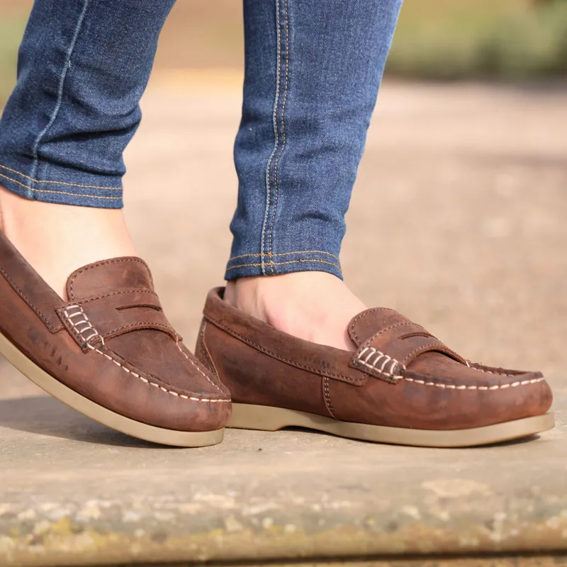 Moretta Forli Deck Shoes in Brown-2