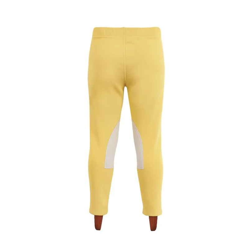 Equetech Junior Soverign Jodhpurs in Canary-1