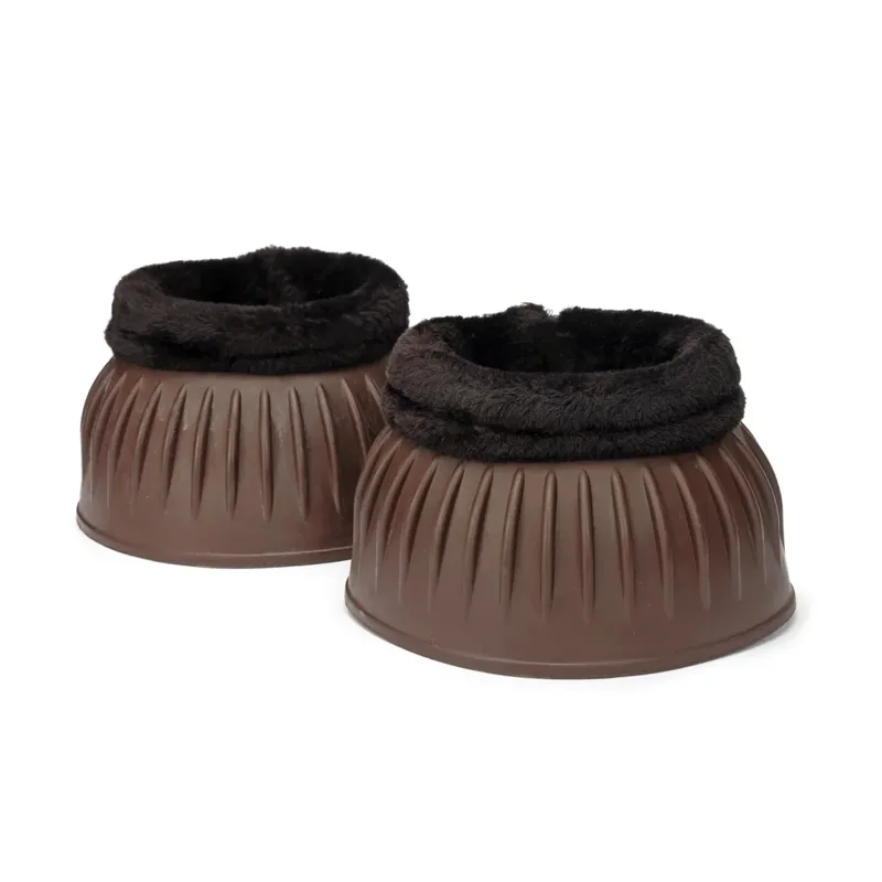 ARMA Fleece Over Reach Boots in Brown-3