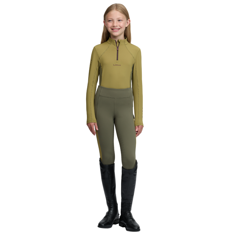 LeMieux Young Rider Classique Baselayer in Gooseberry-5
