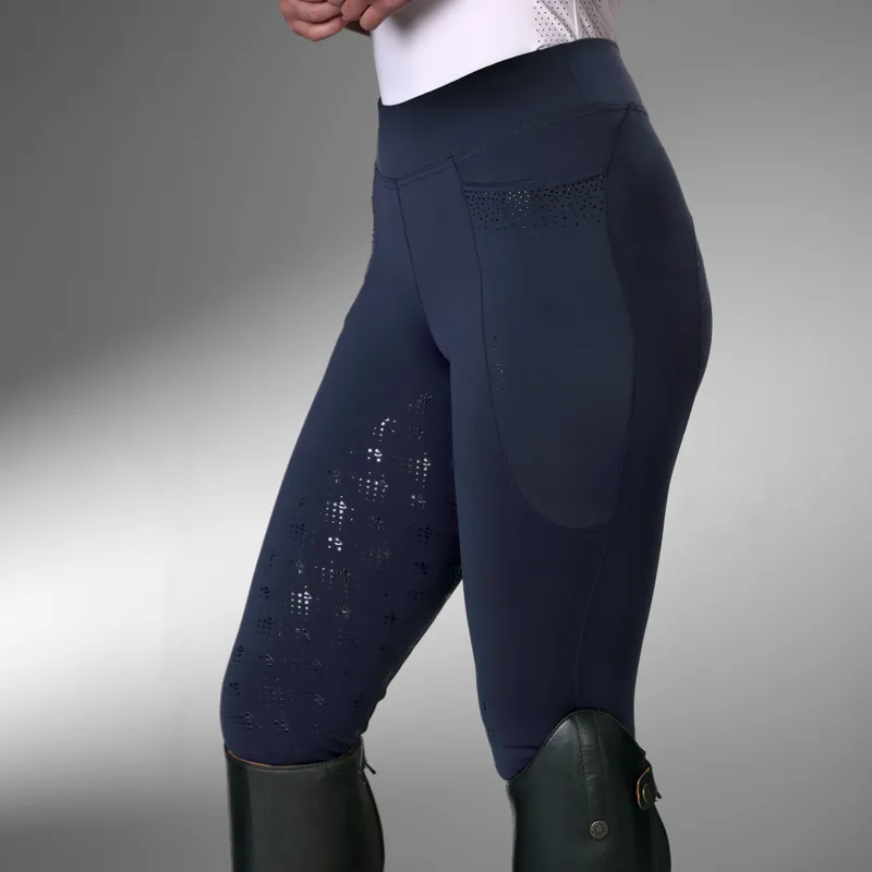 Aubrion Optima GX Riding Tights in Navy -3