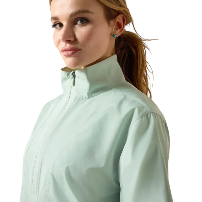 Ariat Whisper Pullover Jacket in Silt Green-3