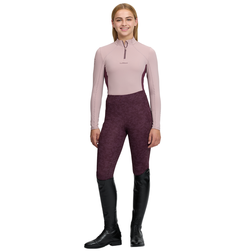 LeMieux Young Rider Classique Baselayer in Wild Rose-2
