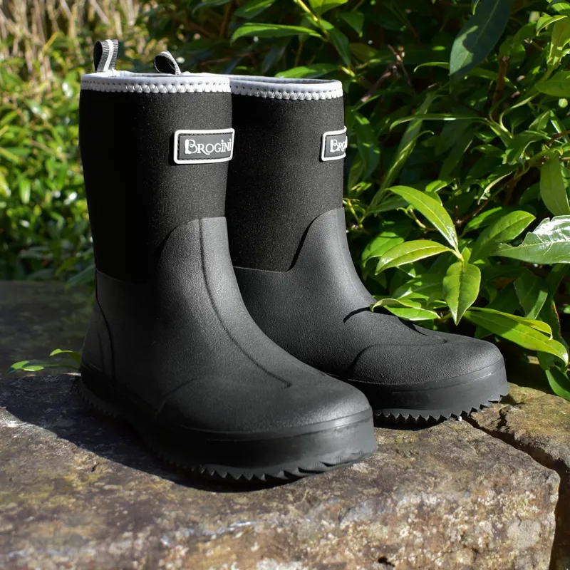 Brogini Bampton Piccino Junior Muck Boot in Black-1
