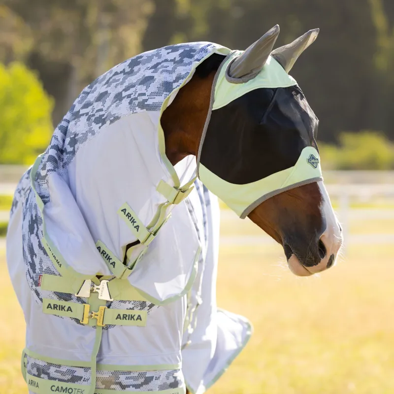 LeMieux Camo-Tek Fly Rug in Macaron-1