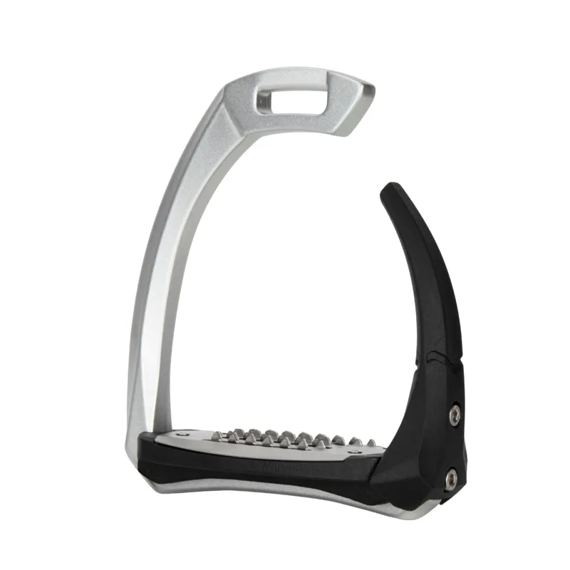 Karben Ultra Grip FX Stirrups in Black and Silver-1