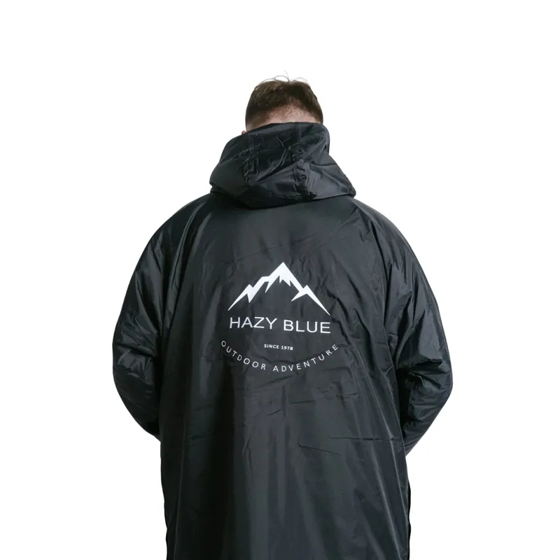 Hazy Blue Padstow Riding All Weather Robe Adults in Black-3