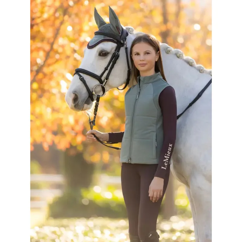 LeMieux Young Rider Orla Pull Ons in Damson-3