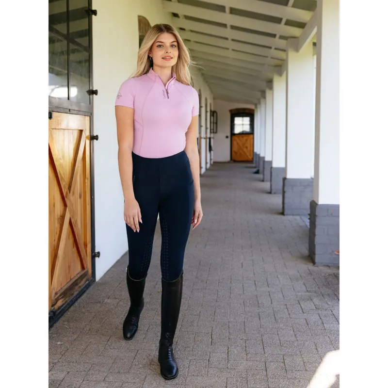 LeMieux Classique Short Sleeve Baselayer in Fondant-3