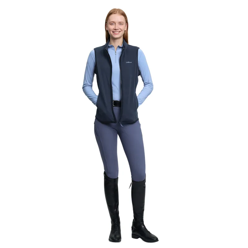 LeMieux Roberta Fleece Gilet in Navy-4