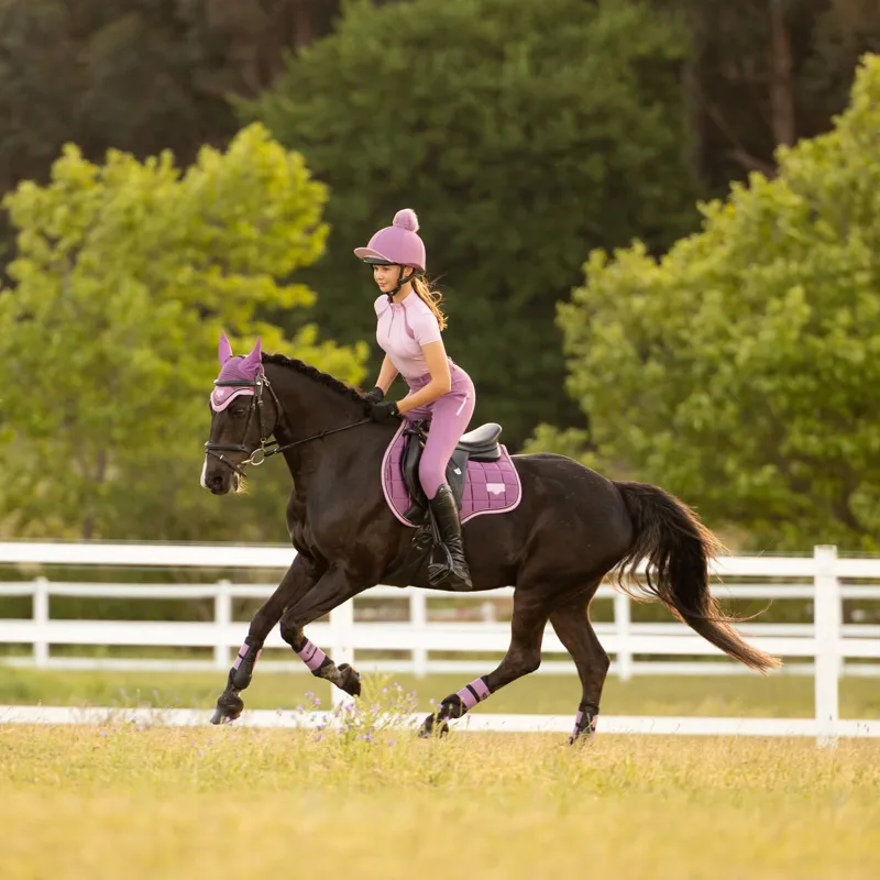 LeMieux Young Rider Mia Mesh Baselayer in Fondant-3