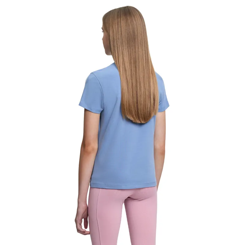 LeMieux Young Rider Arianna T-Shirt in Powder Blue-3