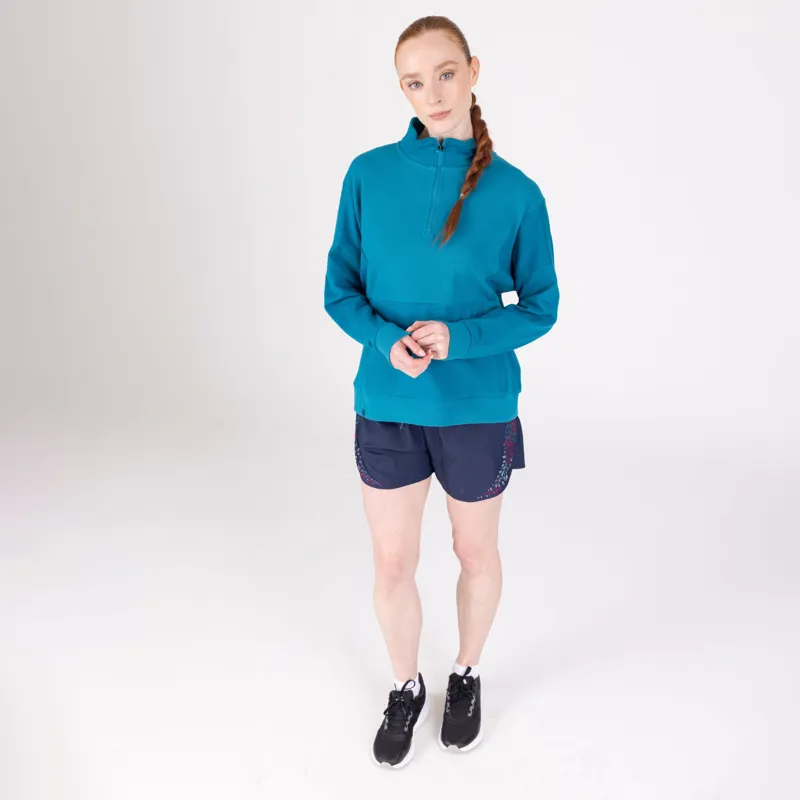 Aubrion React Quarter Zip Sweater in Kingfisher-2
