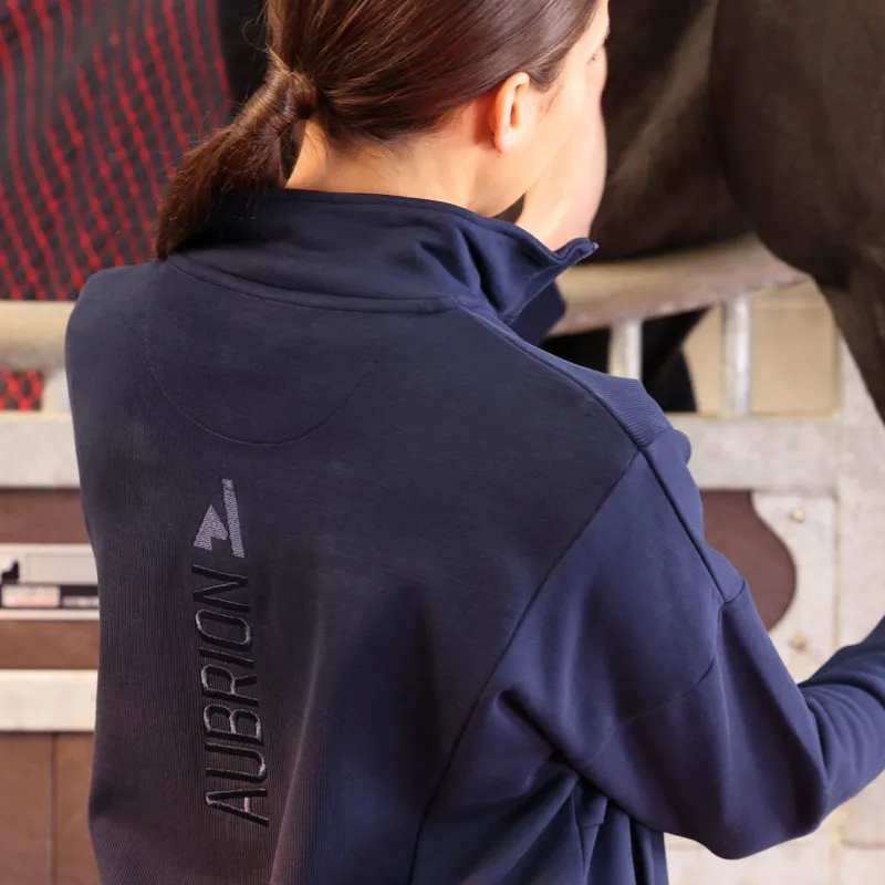 Aubrion React Quarter Zip Sweater in Midnight-3