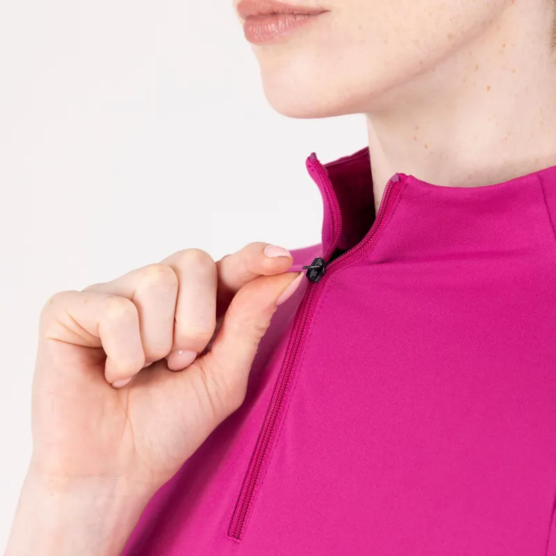 Aubrion React Short Sleeve Base Layer in Fuchsia-3