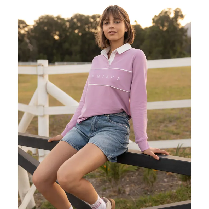 LeMieux Rochelle Rugby Shirt in Fondant-3