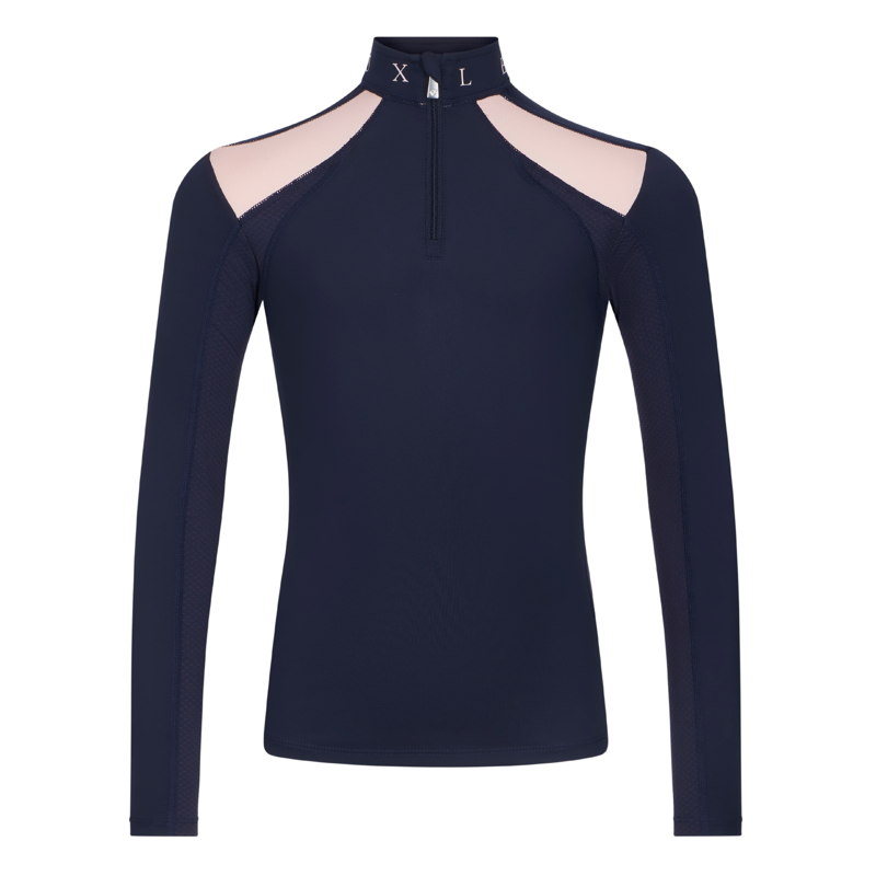 LeMieux Young Rider Mia Mesh Baselayer in Navy-5