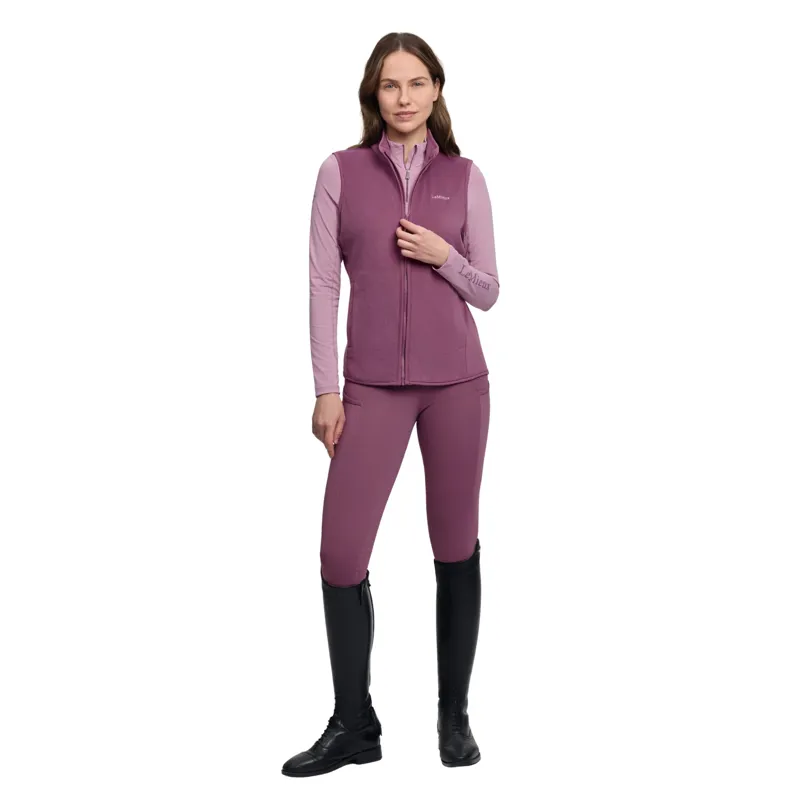 LeMieux Roberta Fleece Gilet in  Mallow-4