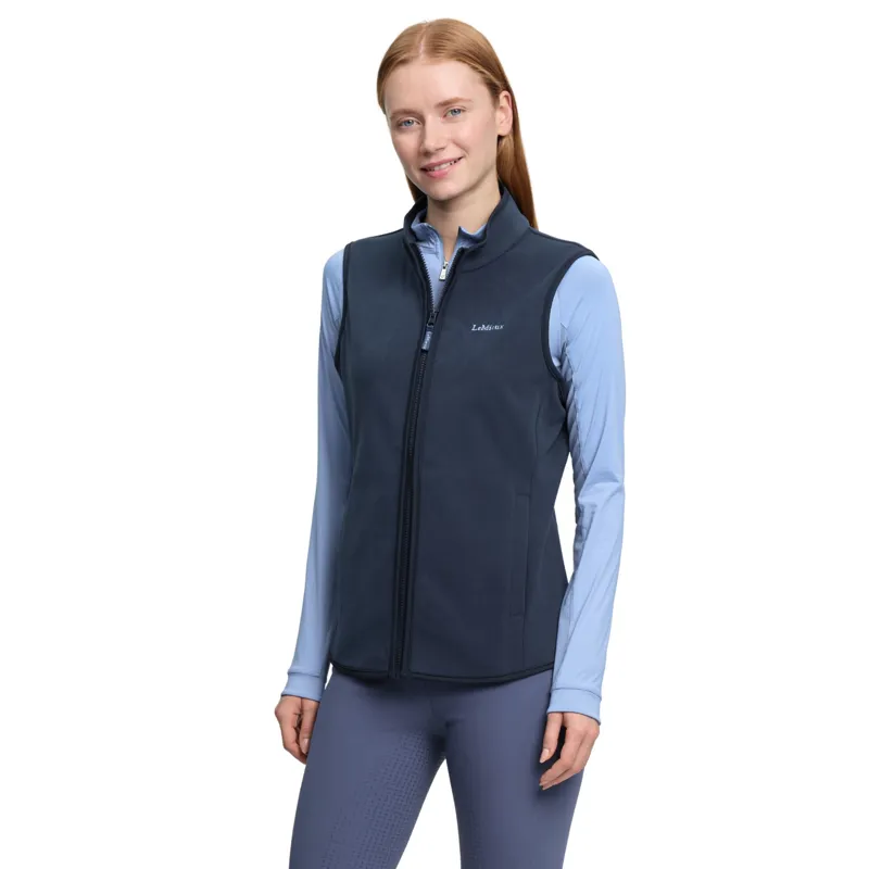 LeMieux Roberta Fleece Gilet in Navy-1