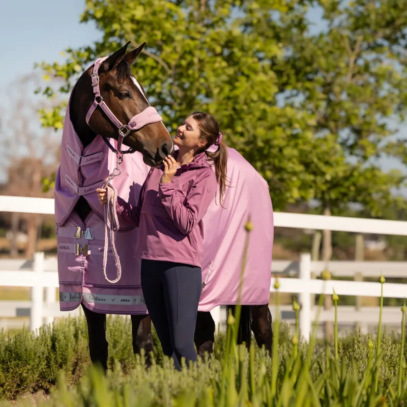 LeMieux Perri Half Zip Waterproof Jacket in Mallow-5