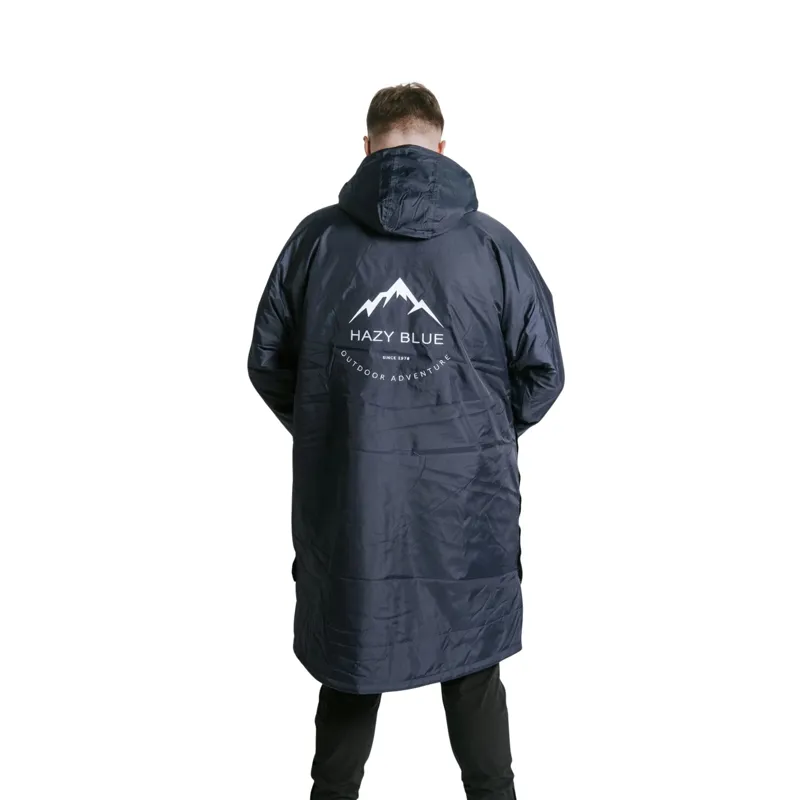 Hazy Blue Padstow Riding All Weather Robe Adults in Navy-5